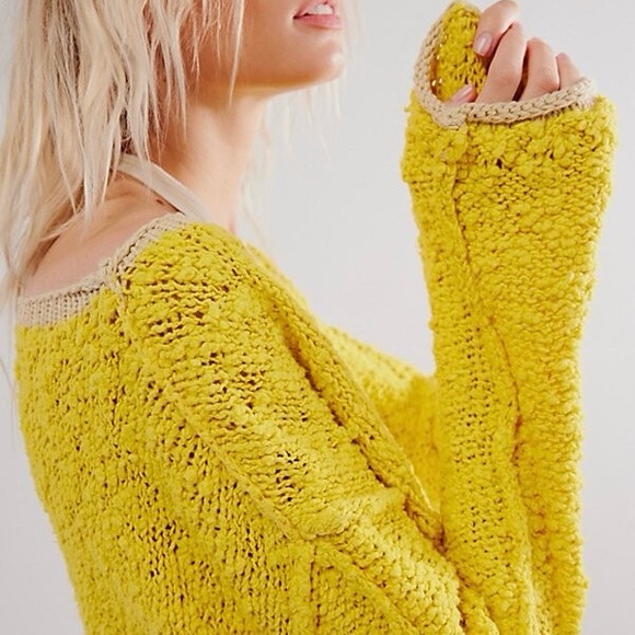 NWOT Free People Rosie Sweater - Picture 3 of 4